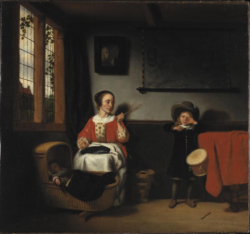 Nicolaes maes The Naughty Drummer Sweden oil painting art